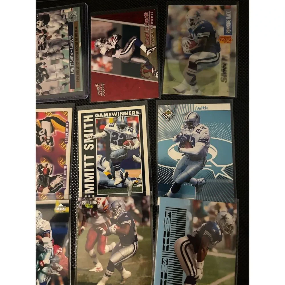 Emmitt Smith 12-Card Lot NFL Dallas Cowboys Special Edition Trading Cards